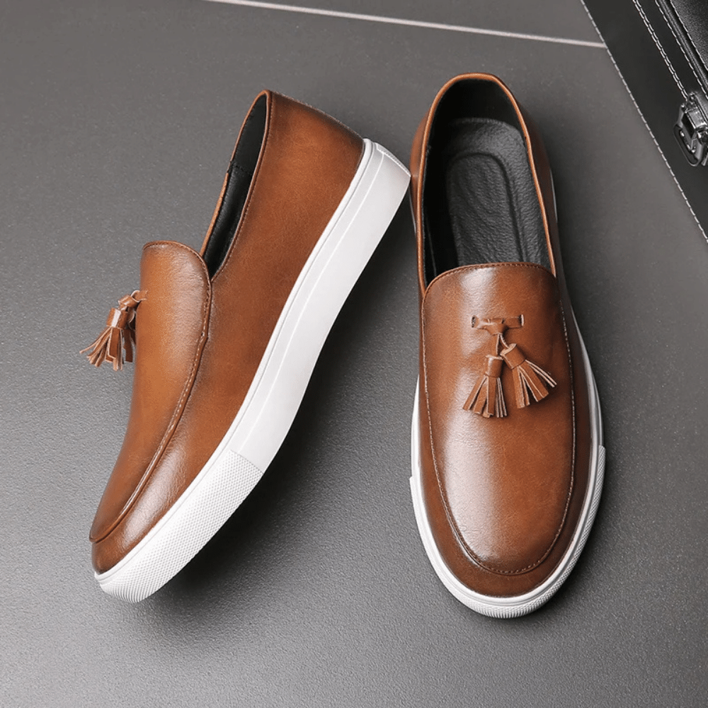 Mocassim Masculino de Couro Elegano® Toulouse - Elegano