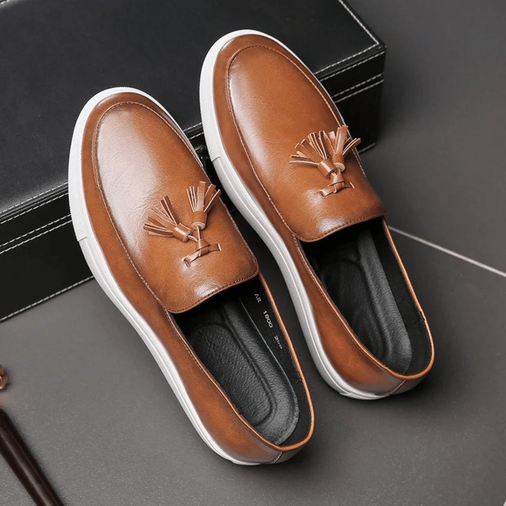 Mocassim Masculino de Couro Elegano® Toulouse - Elegano