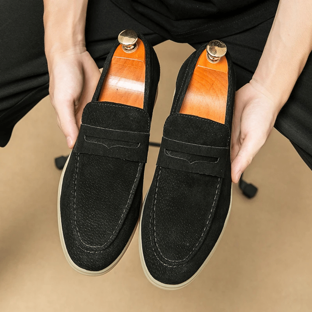 Mocassim Loafer Masculino de Couro Elegano® Liverpool - Elegano