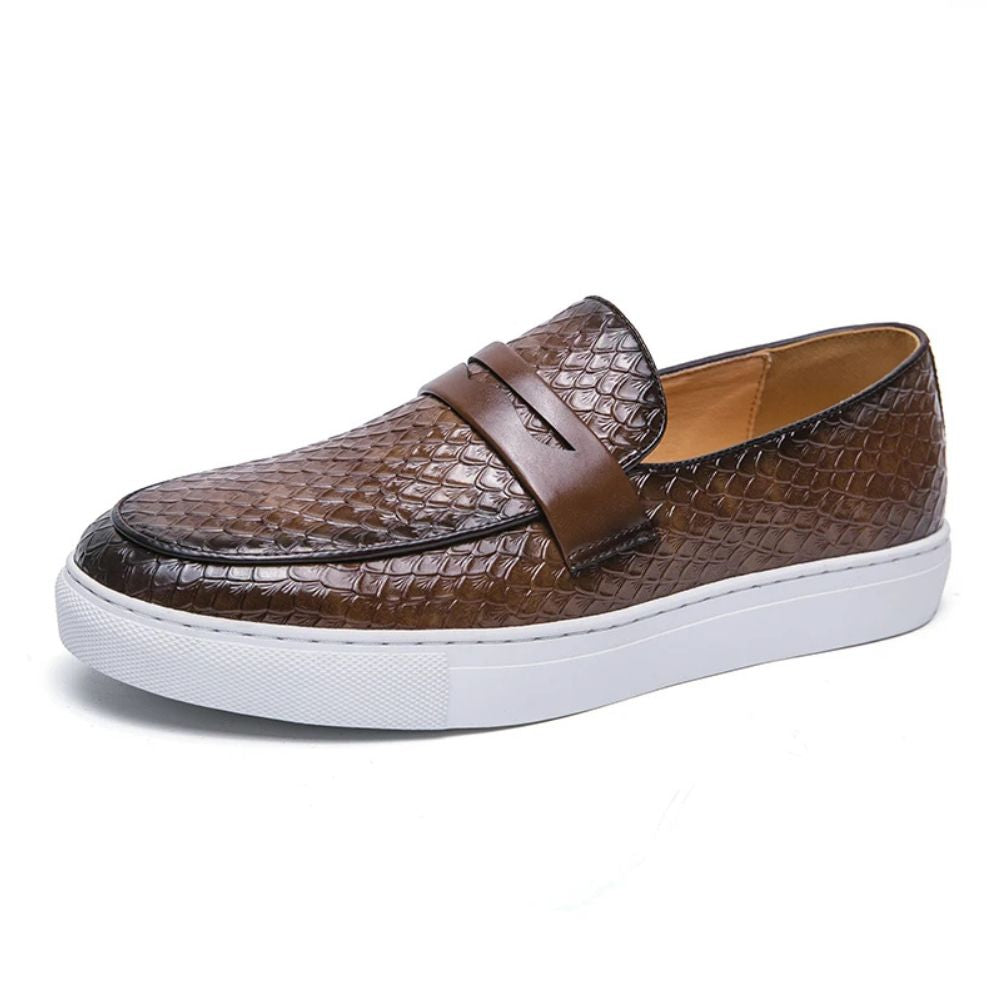 Mocassim Slip On Masculino de Couro Elegano® Toulon