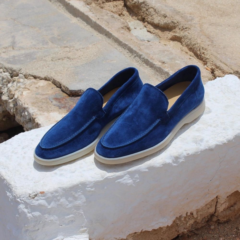 Mocassim Loafer Masculino de Camurça Elegano® Mônaco