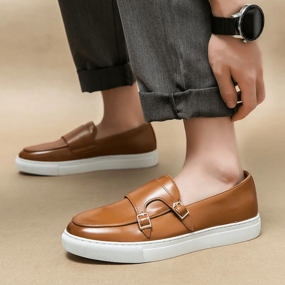 Mocassim Masculino de Couro Elegano® Rennes - Elegano