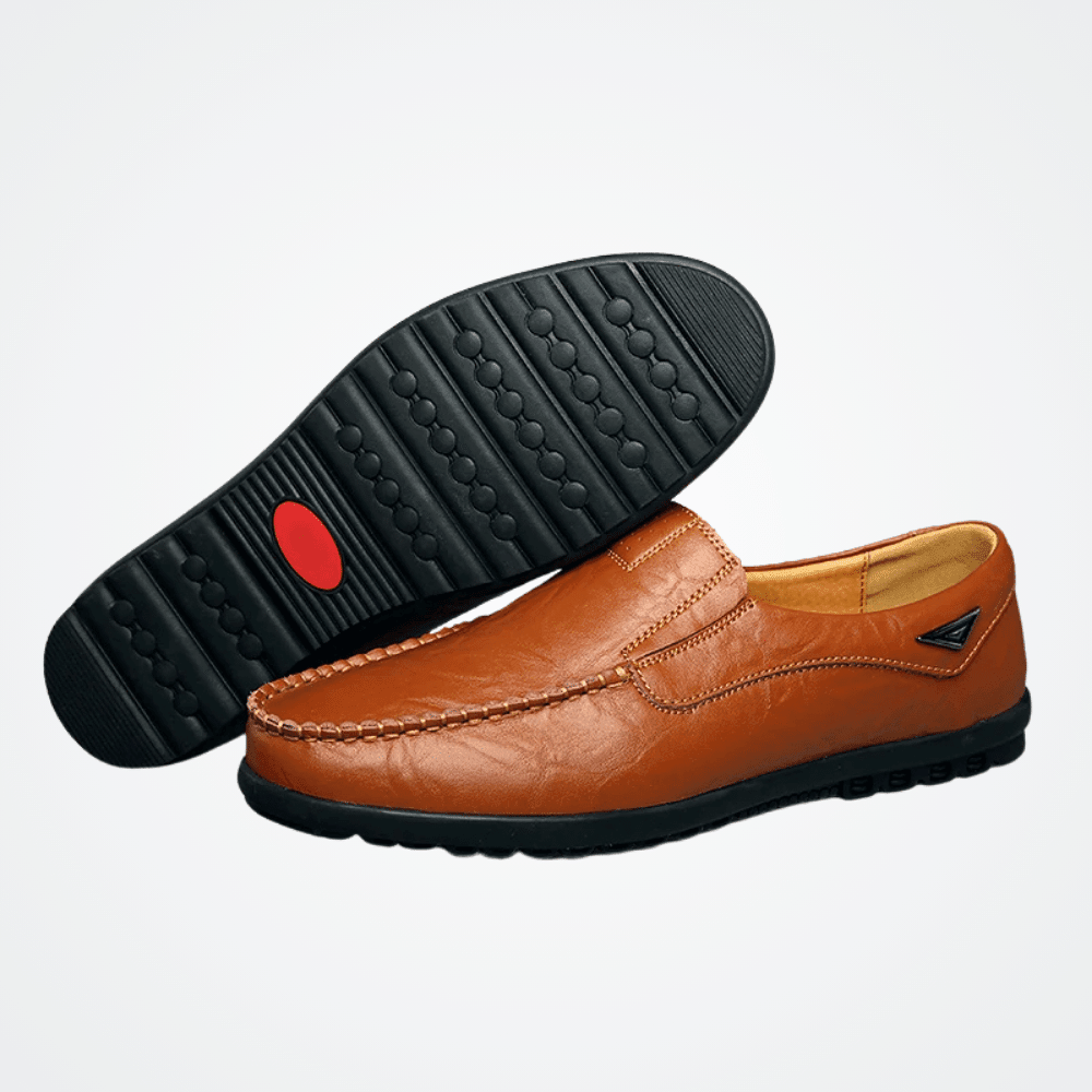 Mocassim Masculino de Couro Elegano® Leather - Elegano