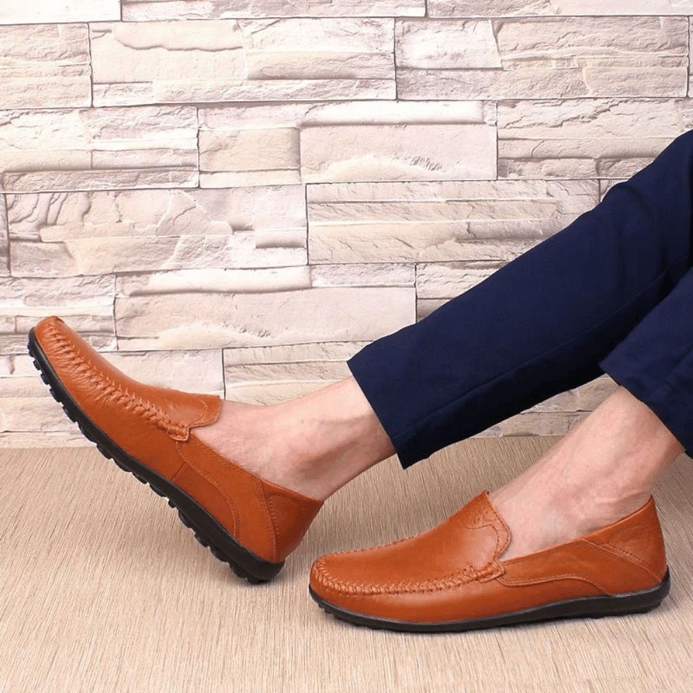 Mocassim Masculino de Couro Elegano® Florença - Elegano