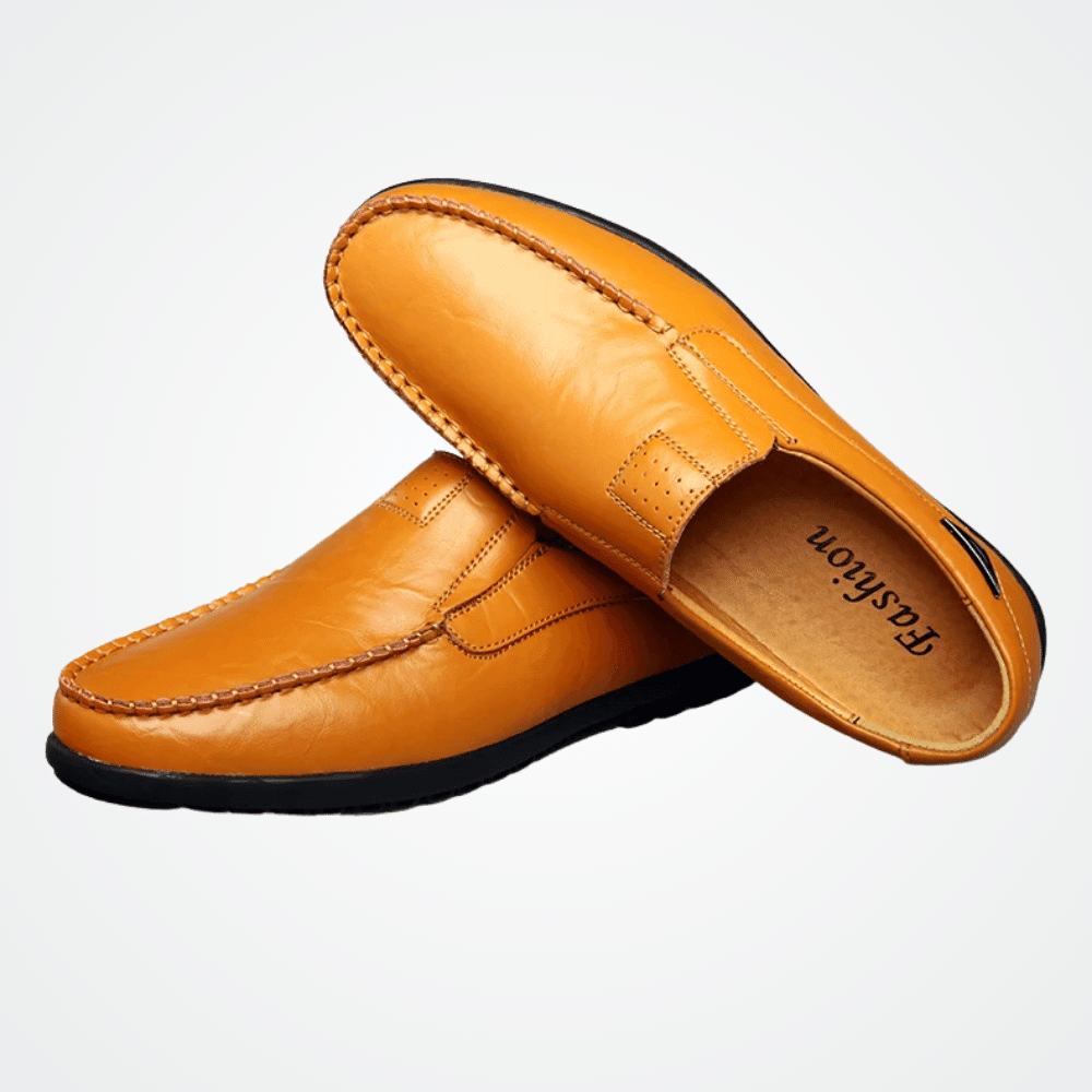 Mocassim Masculino de Couro Elegano® Leather - Elegano