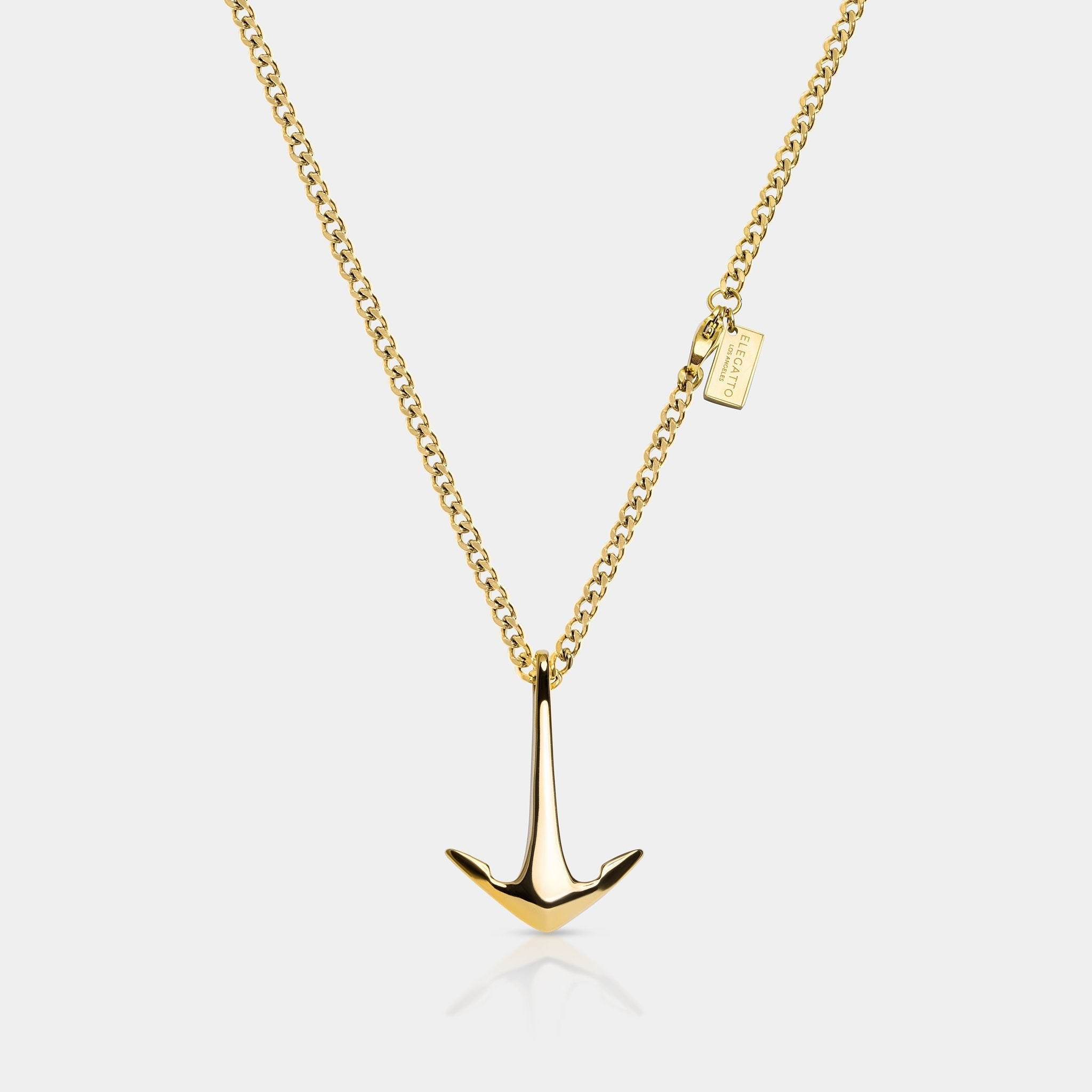 Anchor Necklace Gold