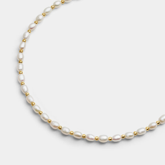 Pearl Choker Gold