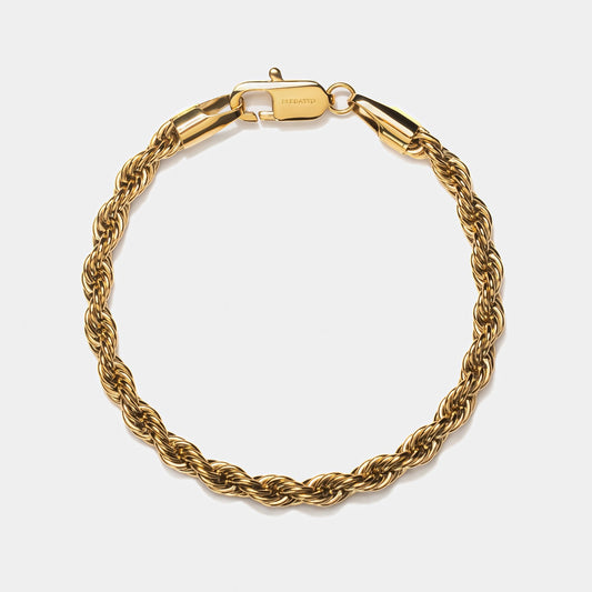 Rope Chain Bracelet Gold W