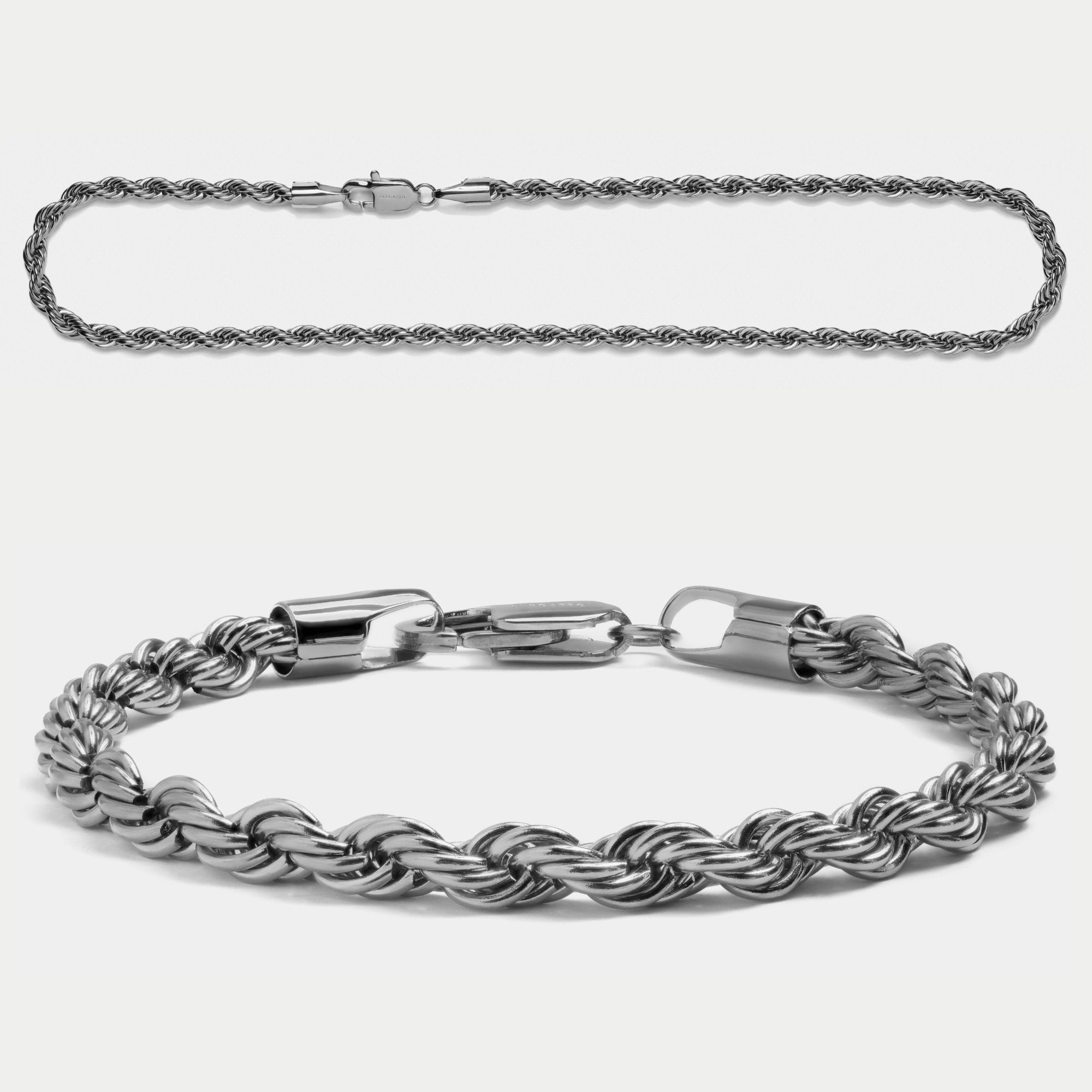 Rope Chain Bundle Silver W