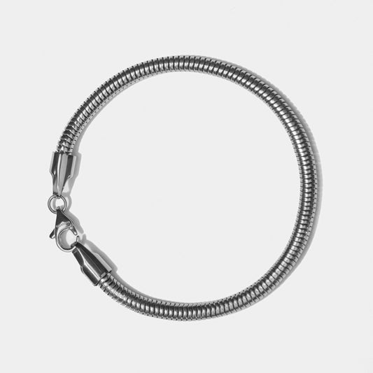 Snake Chain Bracelet Silver (4mm)