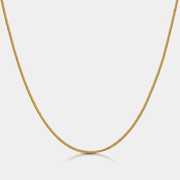 Snake Chain Necklace Gold