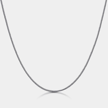 Snake Chain Necklace Silver W